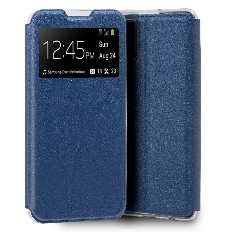 Capa Flip Samsung G985 Galaxy S20 Plus Plain Blue