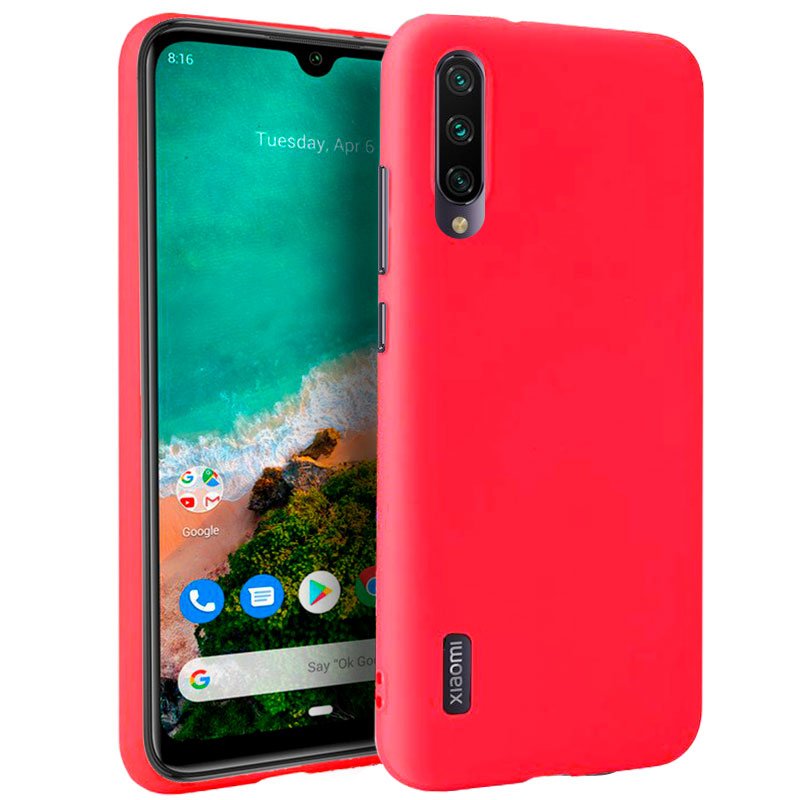 Capa Silicone para Xiaomi Mi A3 (Vermelho)