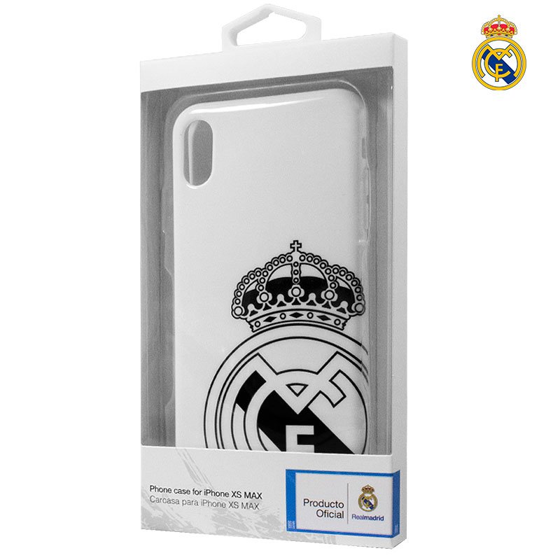 Capa IPhone XS Max Case Real Madrid White Shield