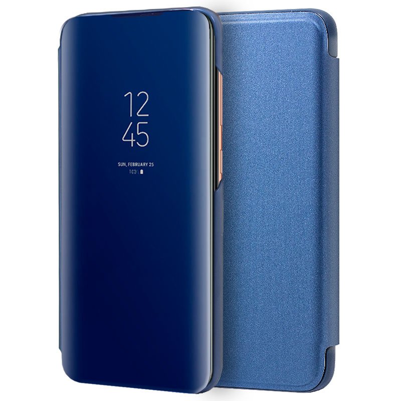 Capa Samsung Galaxy A70 Clear View Azul