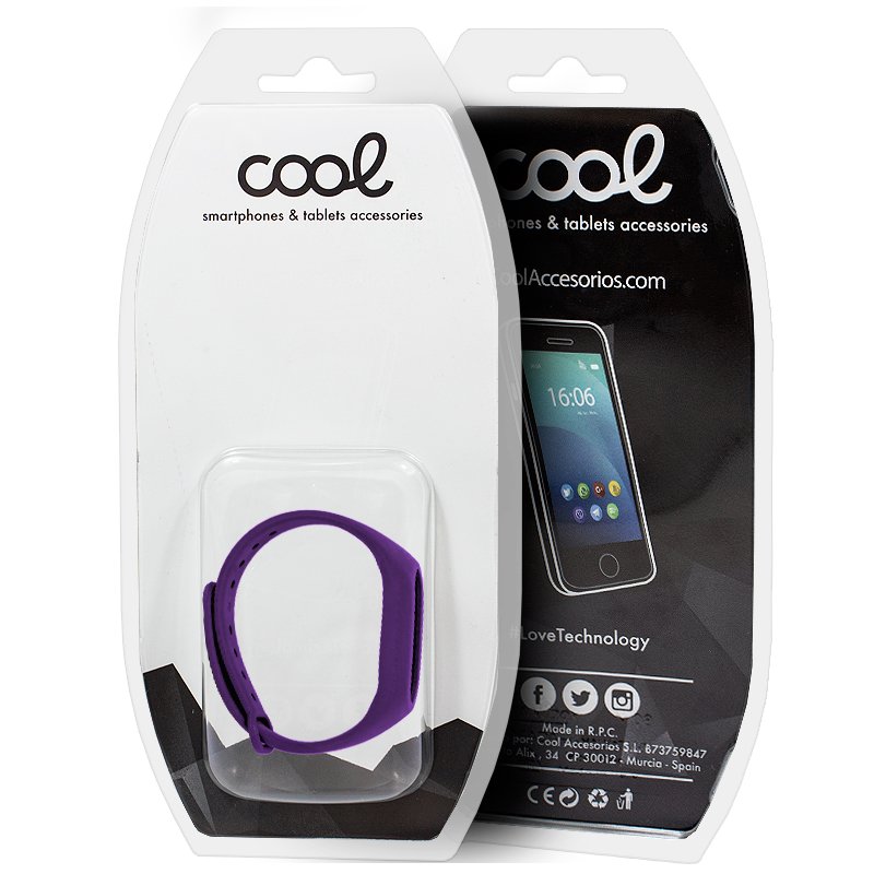 Pulseira Xiaomi Mi Band 3 / Mi Band 4 Lisa Violeta