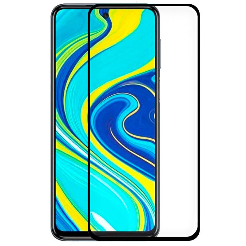 Película Vidro Temperado Xiaomi Redmi Note 9S / Note 9 Pro (FULL 3D Black)