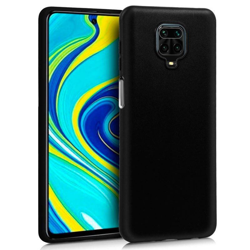 Capa Silicone para Xiaomi Redmi Note 9S / Note 9 Pro (Preto)
