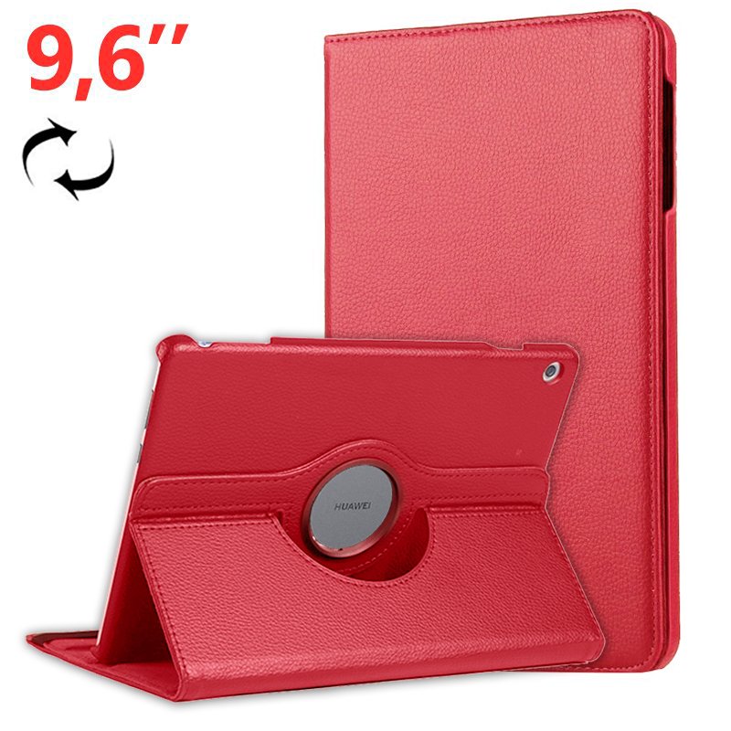 Capa Couro Huawei Mediapad T3 9,6 Vermelho
