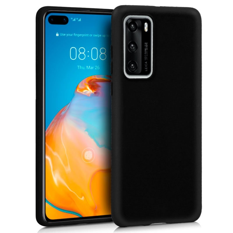 Capa Silicone Huawei P40 (Preto)