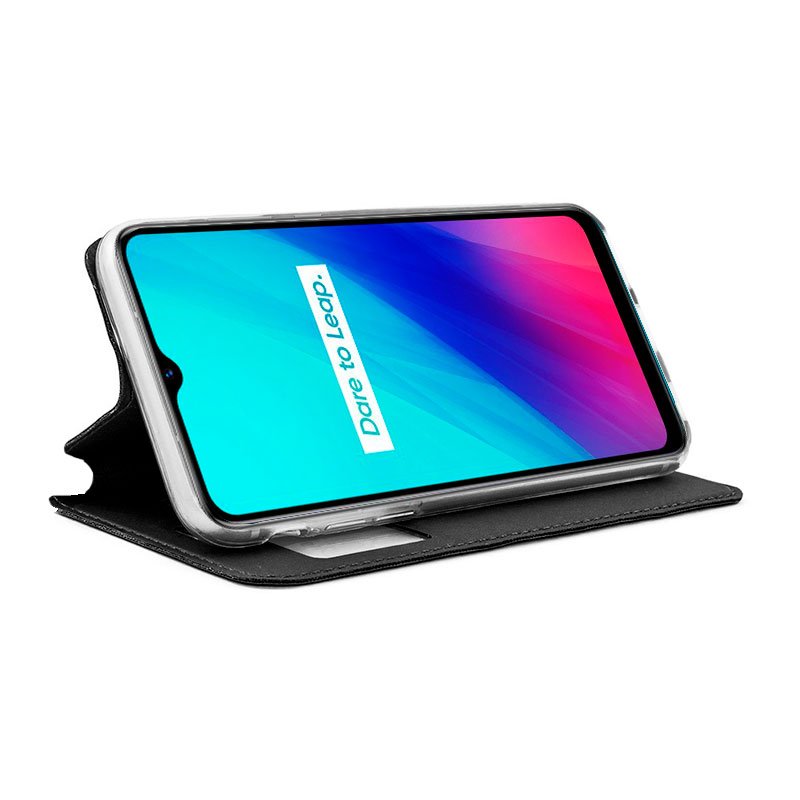 Capa Flip Realme C3 Plain Black