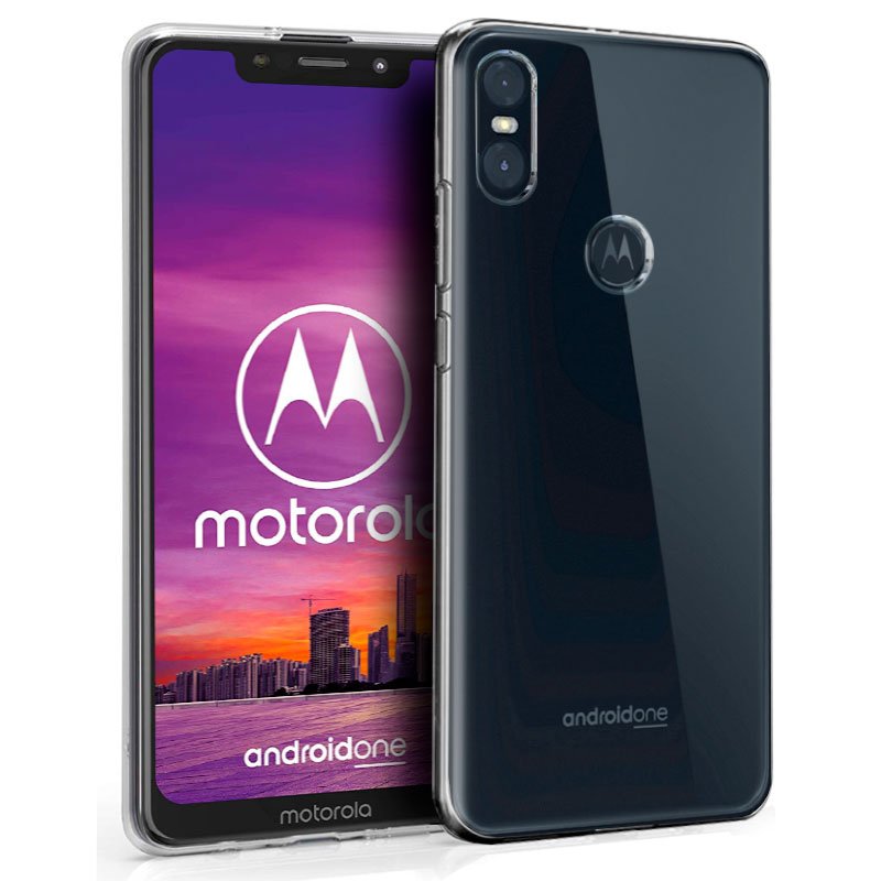 Capa Silicone para Motorola Moto One (Transparente)