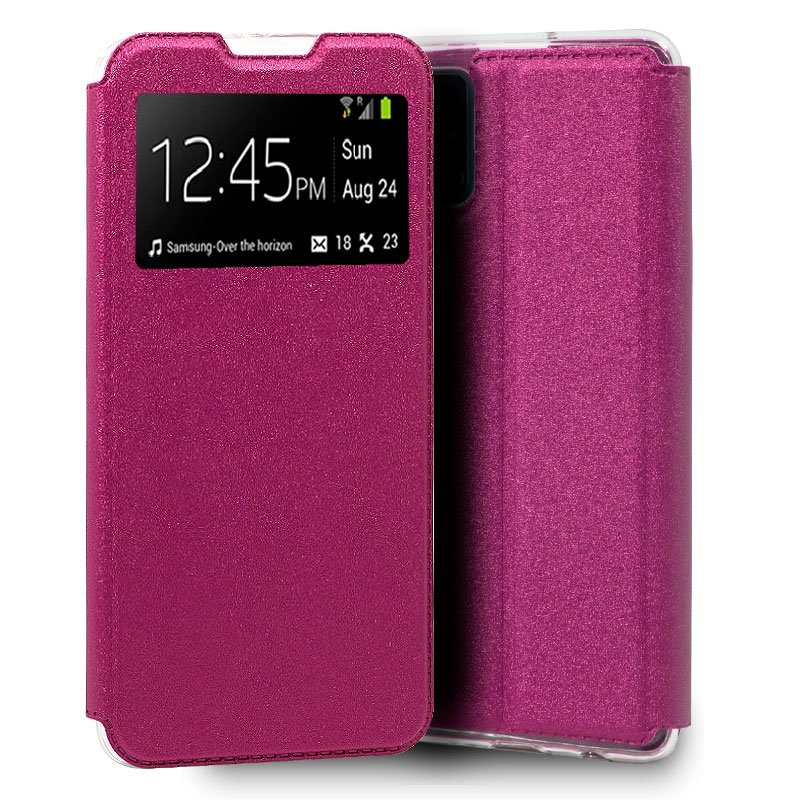 Capa Flip Samsung A415 Galaxy A41 Plain Pink