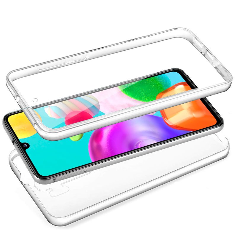 Capa silicone 3D Samsung A415 Galaxy A41 (Frente e verso transparentes)
