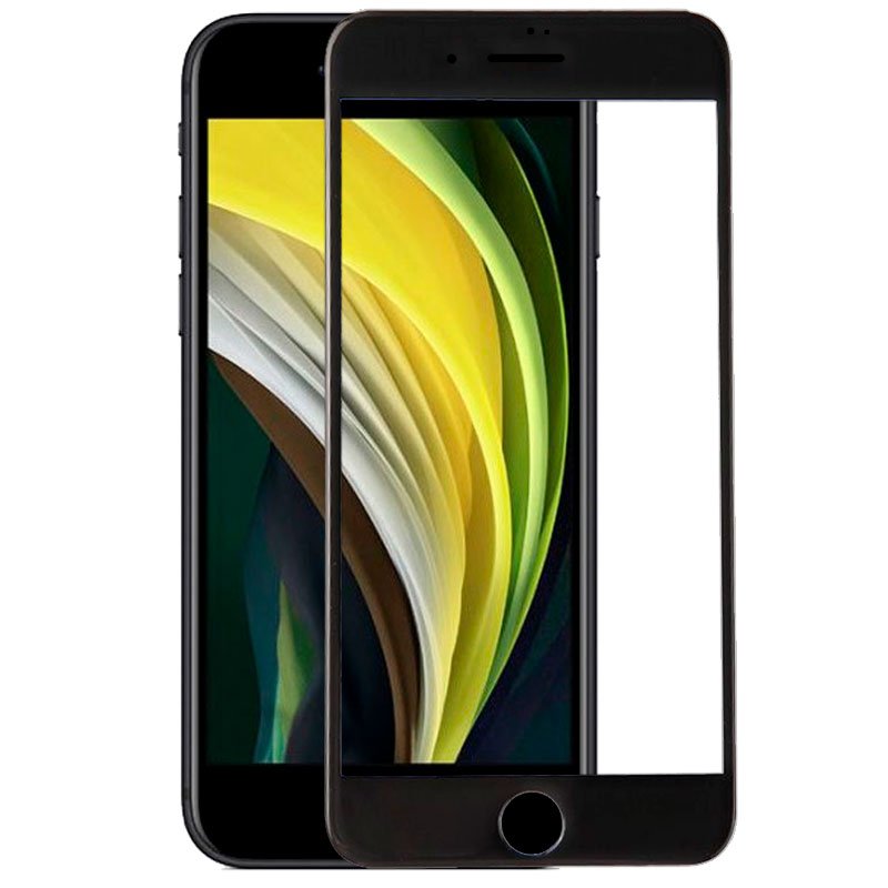 Película Vidro Temperado iPhone SE (2020) (FULL 3D Black)