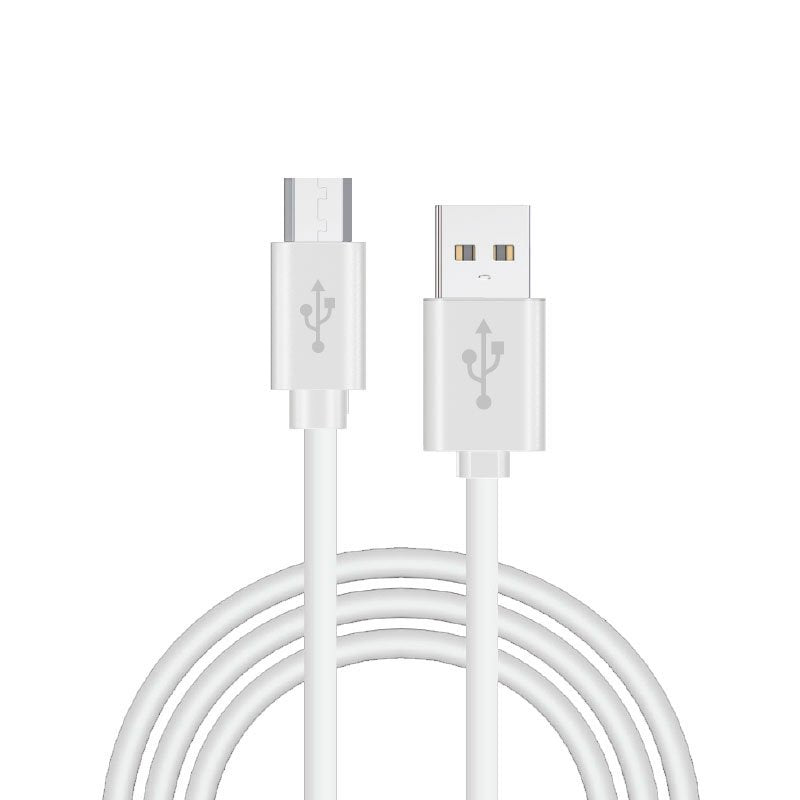 Cabo USB compatível Universal (Micro-USB) 1,2 metros Branco