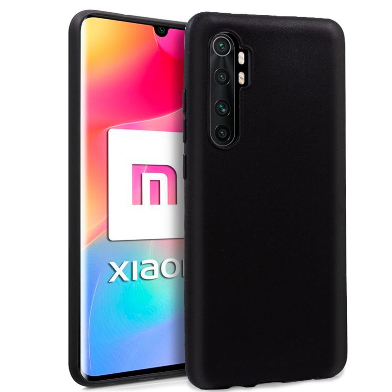 Capa Silicone Xiaomi Mi Note 10 Lite Preta