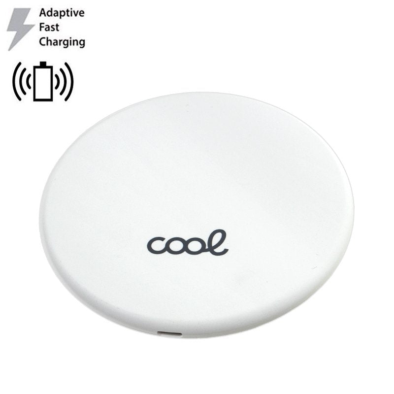 Dock Base Charger Smartphones Wireless Qi Universal COOL (Quick Charge) Branco
