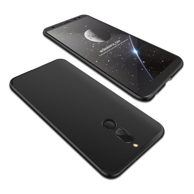 Capa de proteção GKK 360 frontal e traseira capa de corpo inteiro Huawei Mate 10 Lite preto