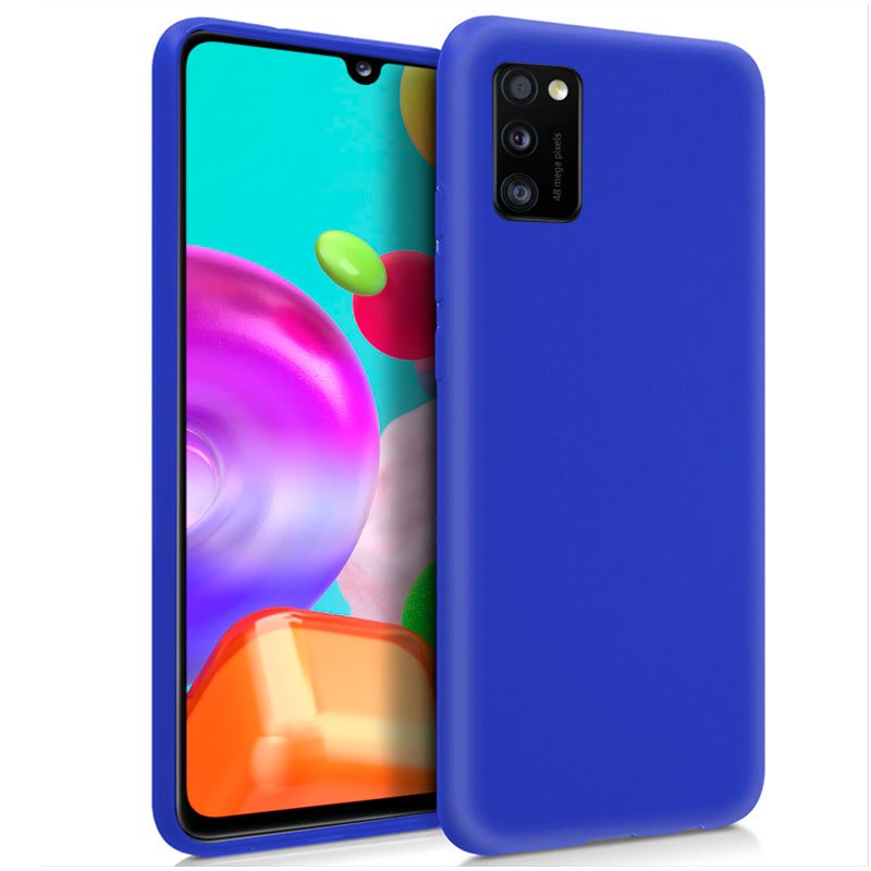 Capa Silicone Samsung A415 Galaxy A41 (Azul)