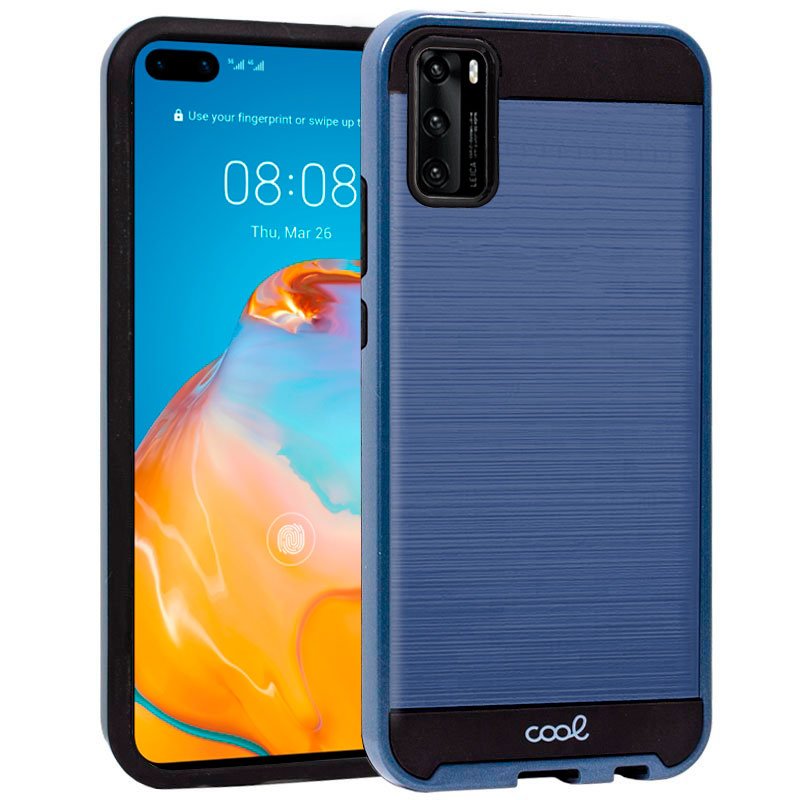 Capa Alumínio Huawei P40 Azul
