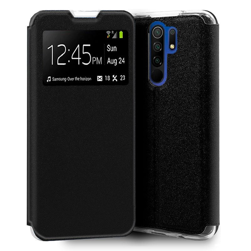 Capa Flip Xiaomi Redmi 9 Smooth Black