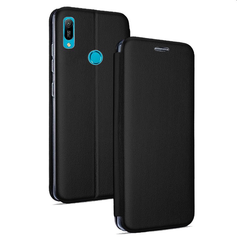 Capa Flip Huawei Y6 (2019) / Y6s / Honor 8A Elegance Preto