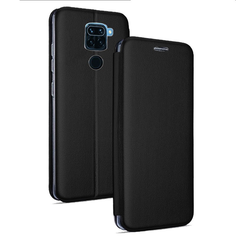 Capa Flip Xiaomi Redmi Note 9 Elegance Preto