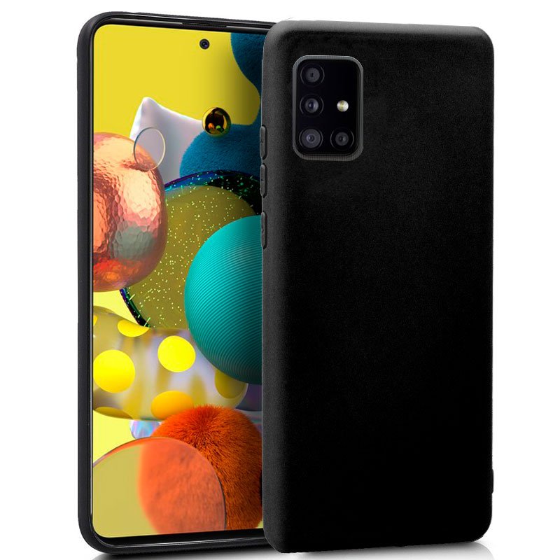 Capa Silicone Samsung A516 Galaxy A51 5G (Preto)