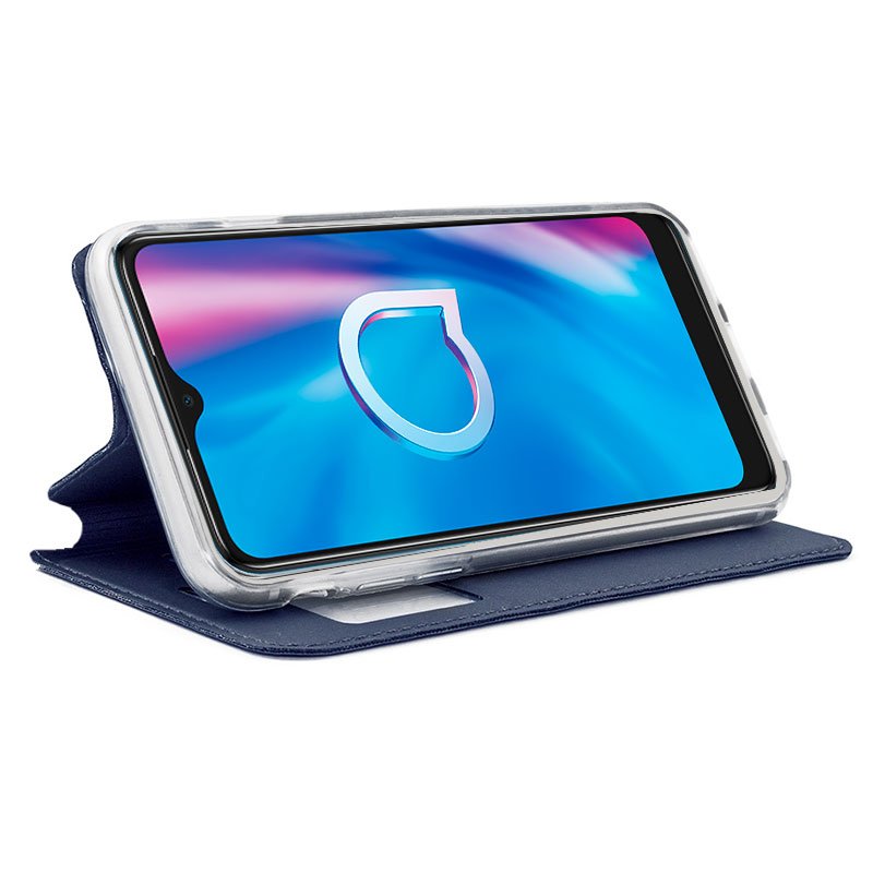Capa Flip Alcatel 1S (2020) / Alcatel 3L (2020) Smooth Blue
