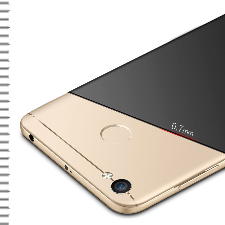 MSVII Simple Ultra-Thin Cover PC Case para Xiaomi Redmi Note 5A Prime preto