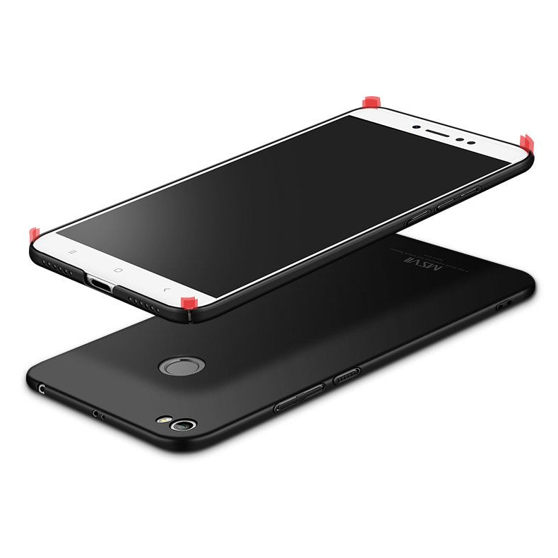 MSVII Simple Ultra-Thin Cover PC Case para Xiaomi Redmi Note 5A Prime preto