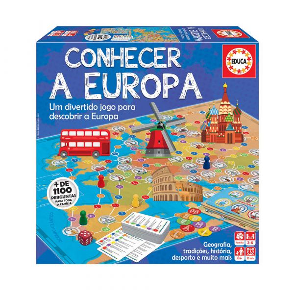 Educa Jogo Conhecer a Europa