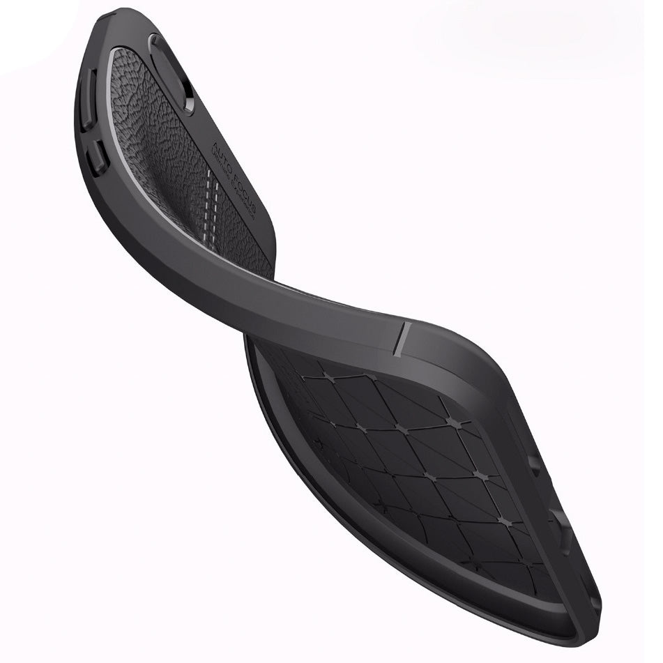 Capa flexível de TPU padrão Litchi para Xiaomi Redmi 5A azul