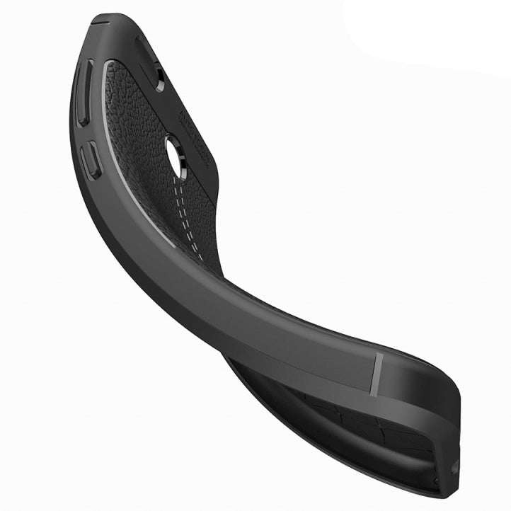 Capa flexível de TPU padrão Litchi para Xiaomi Redmi 4X cinza