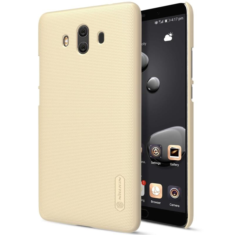 Capa Nillkin Super Frosted Shield com protetor de tela para Huawei Mate 10 dourado