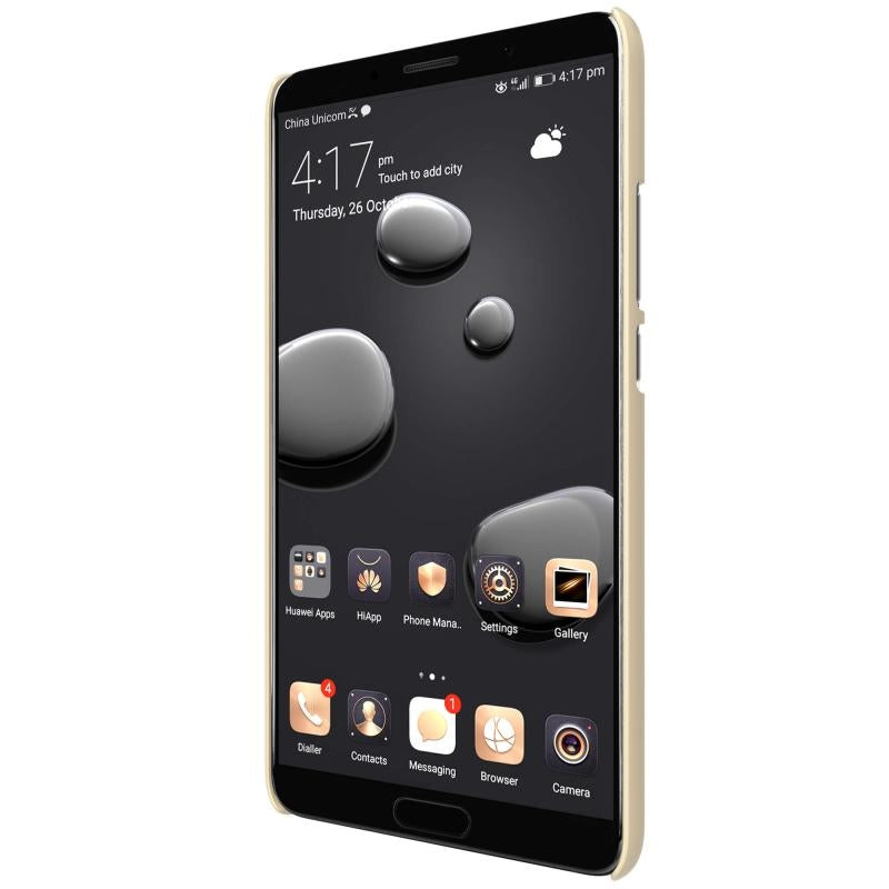 Capa Nillkin Super Frosted Shield com protetor de tela para Huawei Mate 10 dourado