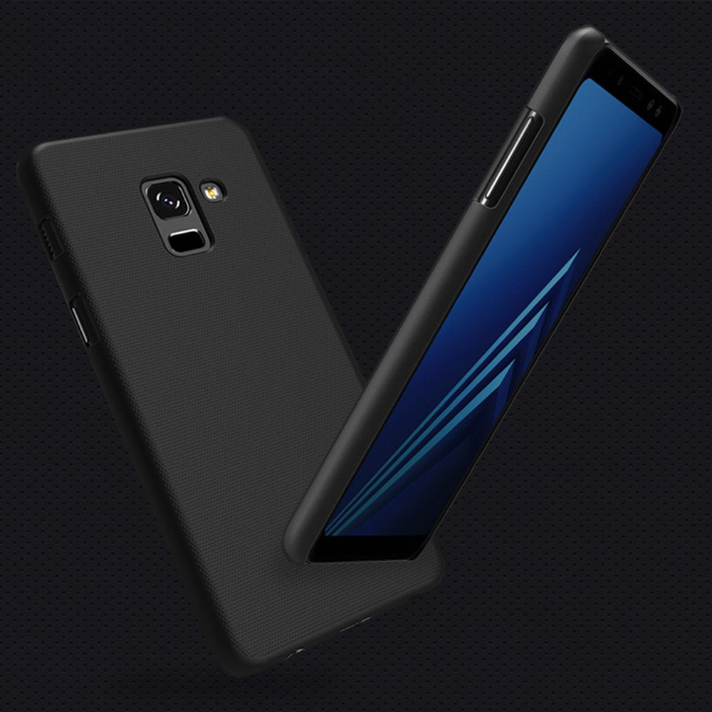 Capa Nillkin Super Frosted Shield com protetor de tela para Samsung Galaxy A8 2018 A530 dourado