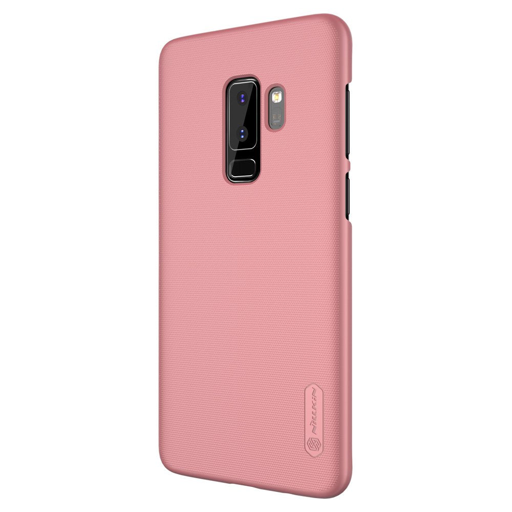 Capa Nillkin Super Frosted Shield com protetor de tela para Samsung Galaxy S9 Plus G965 rosa
