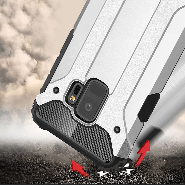 Capa Hybrid Armor Capa resistente e resistente para Samsung Galaxy S9 G960 azul