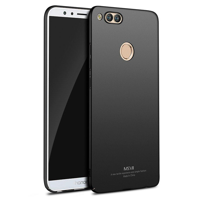 MSVII Simple Ultra-Thin Cover PC Case para Huawei Honor 7X preto