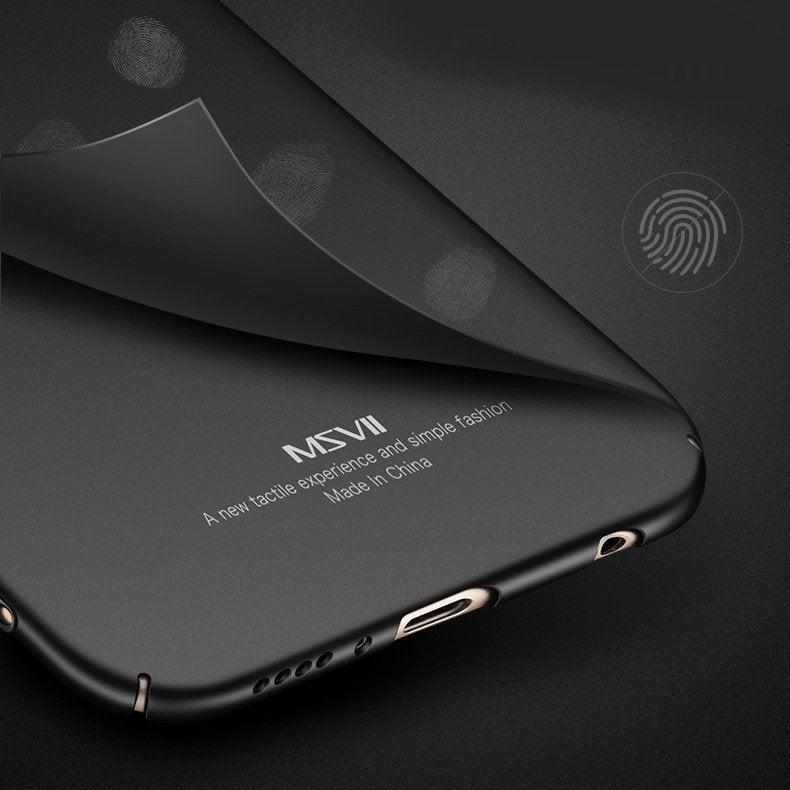 MSVII Simple Ultra-Thin Cover PC Case para Huawei Honor 7X preto