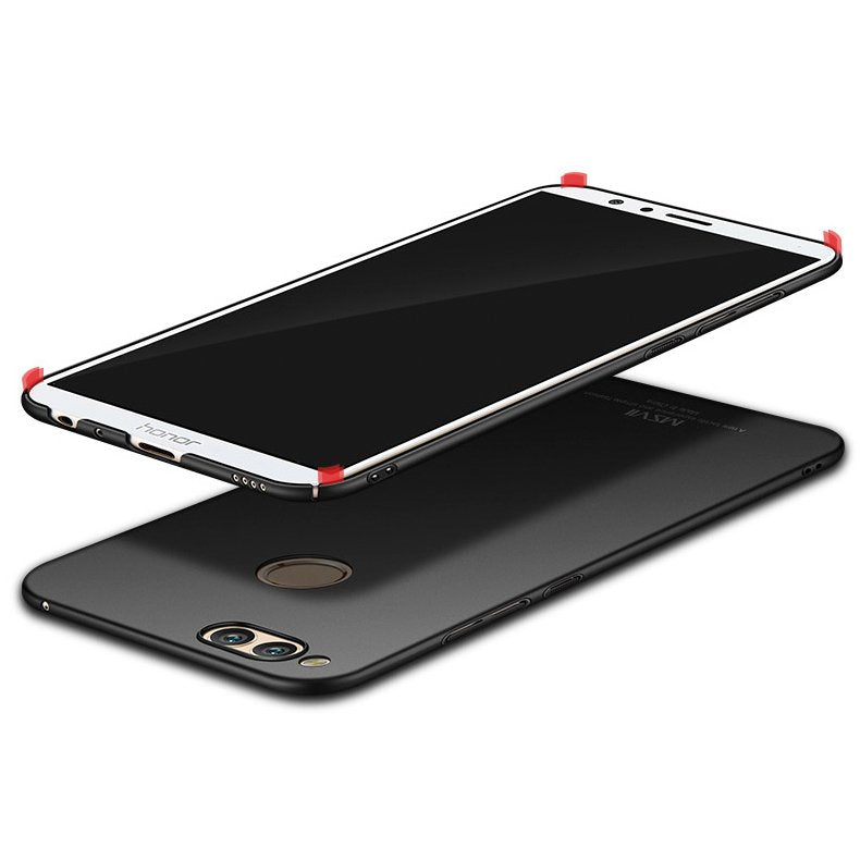 MSVII Simple Ultra-Thin Cover PC Case para Huawei Honor 7X preto