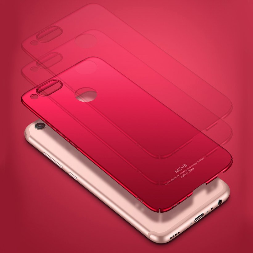 MSVII Simple Ultra-Thin Cover PC Case para Huawei Honor 7X preto