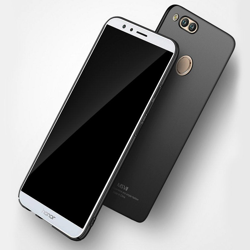 MSVII Simple Ultra-Thin Cover PC Case para Huawei Honor 7X preto