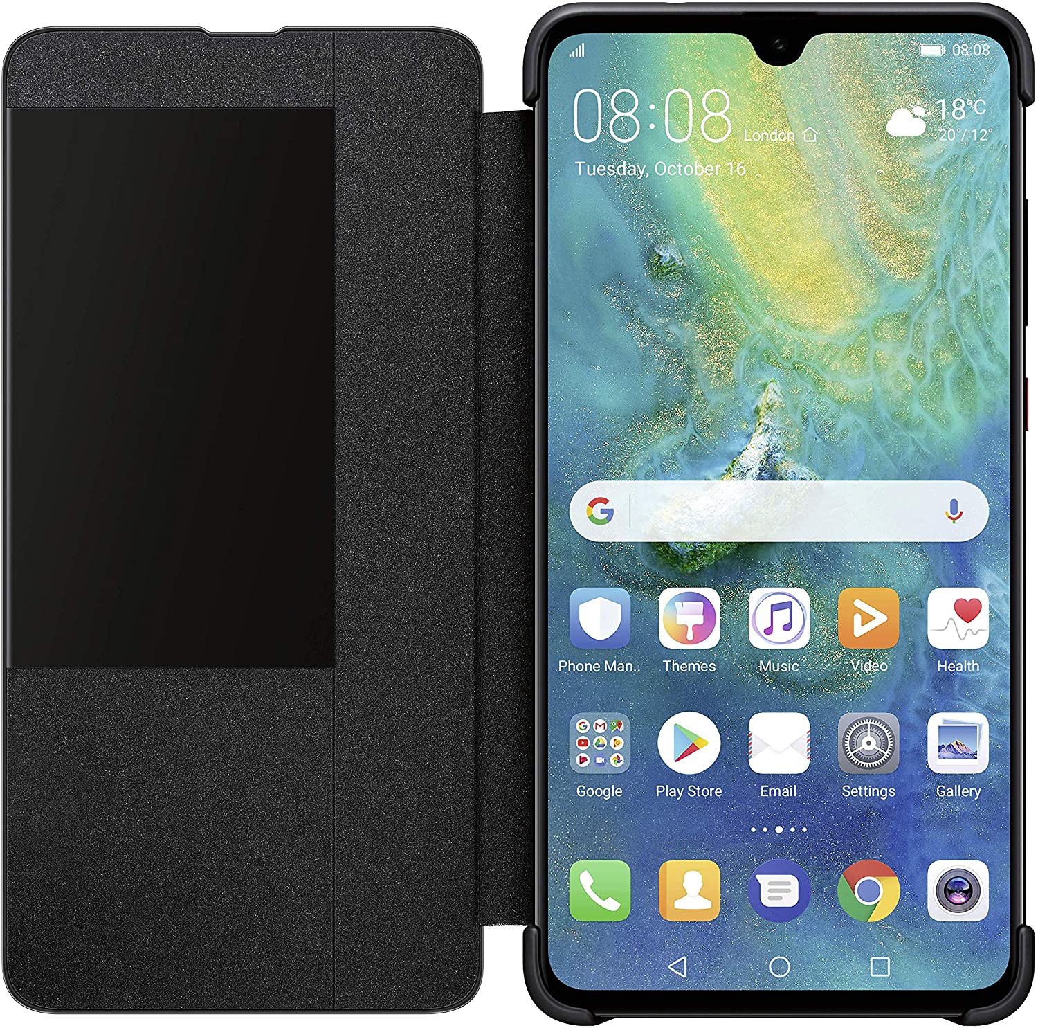 HUAWEI Capa Smart View para Mate 20 Preto