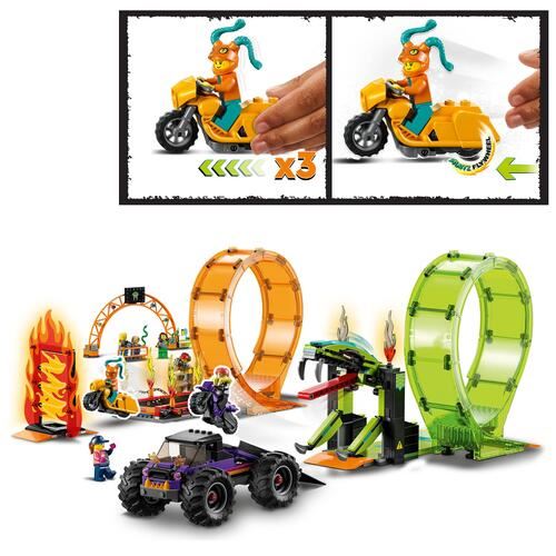 LEGO City Stuntz 60339 Arena de Acrobacias com Loop Duplo