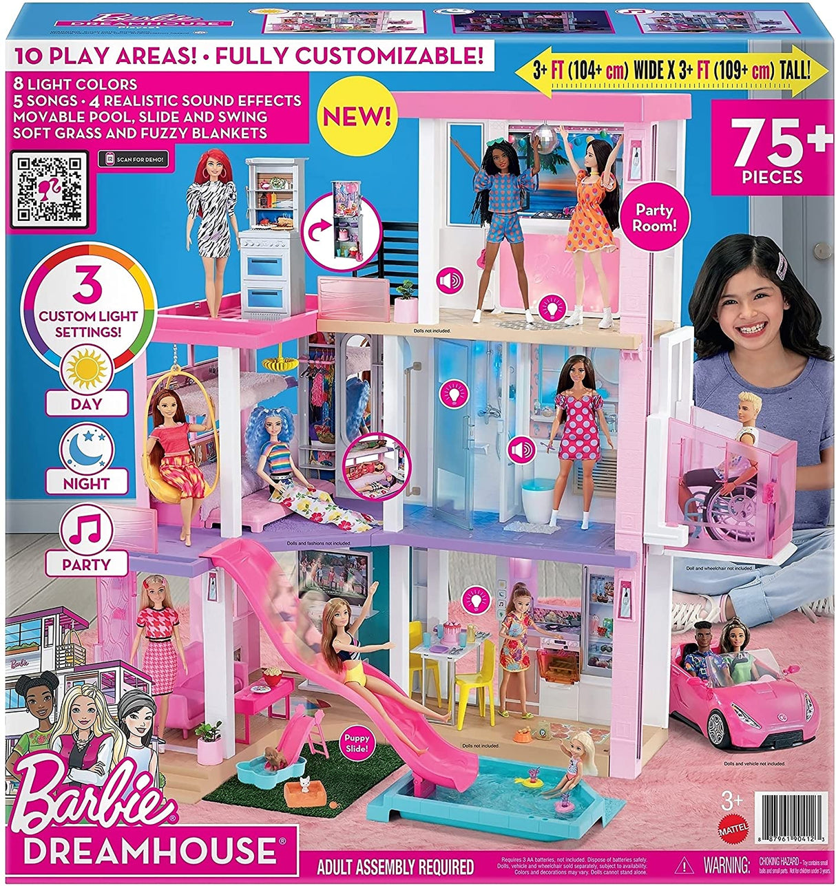Barbie Mega Casa dos Sonhos - luzes e som - Dreamhouse 2021