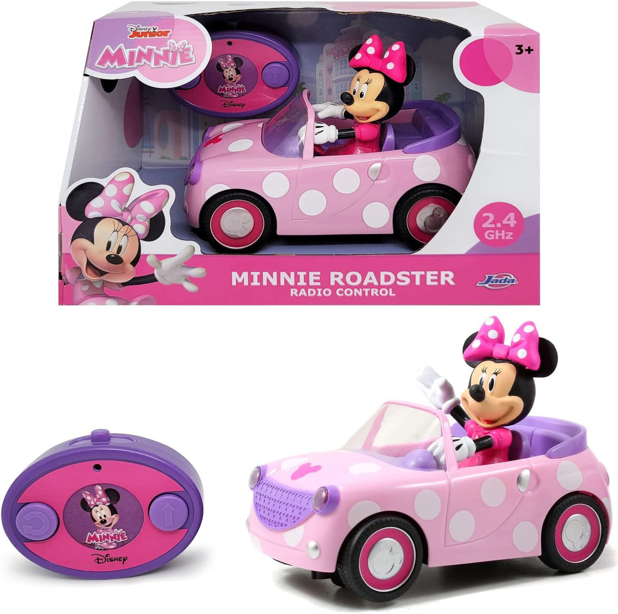 Carro Telecomandado Minnie Roadster R/C