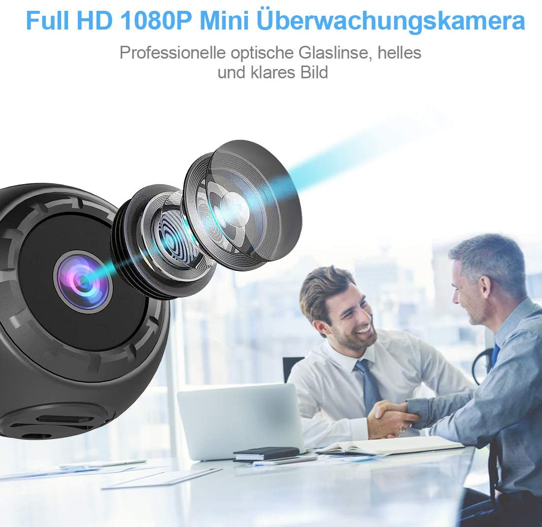 Mini Câmara Espiã WiFi Full HD 1080P