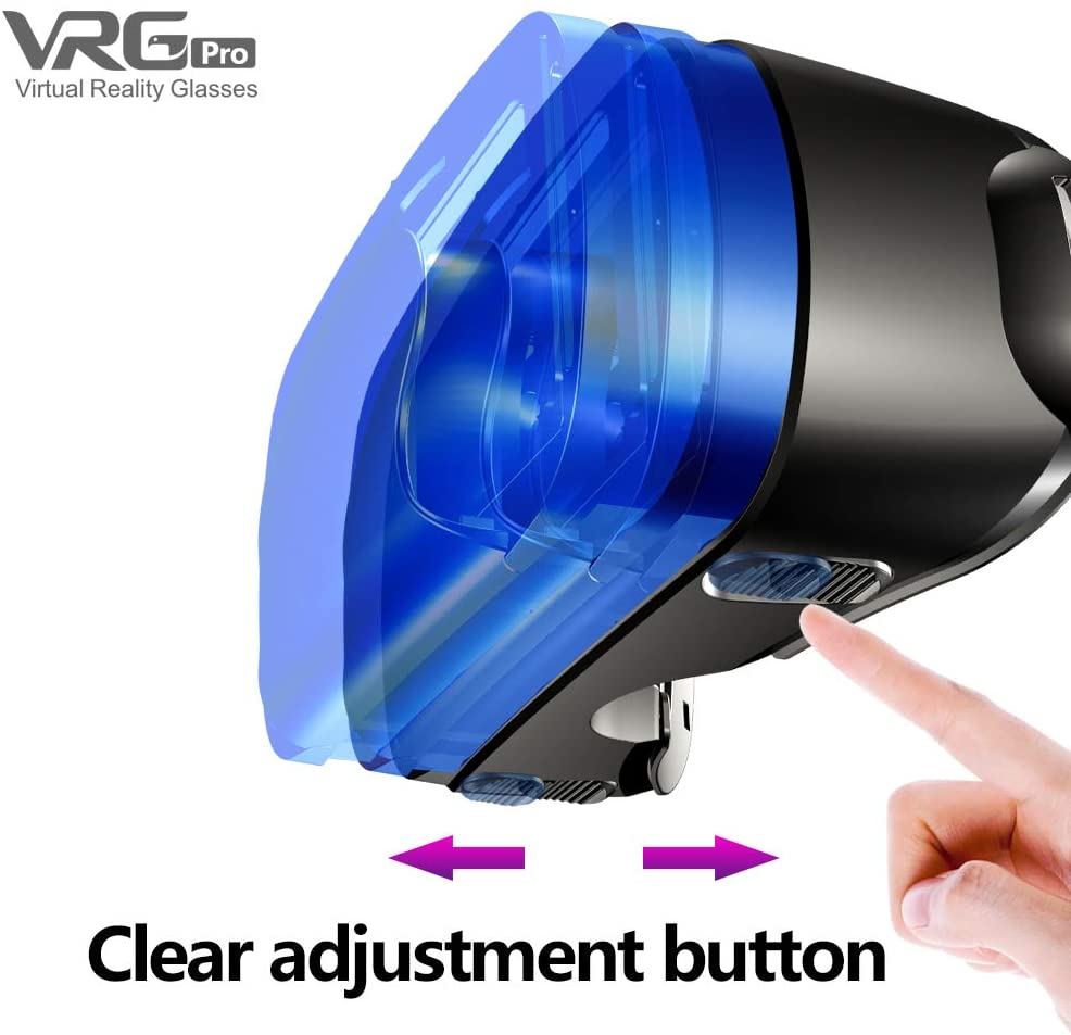 VRG Pro Óculos VR 5" a 7" com Comando Bluetooth