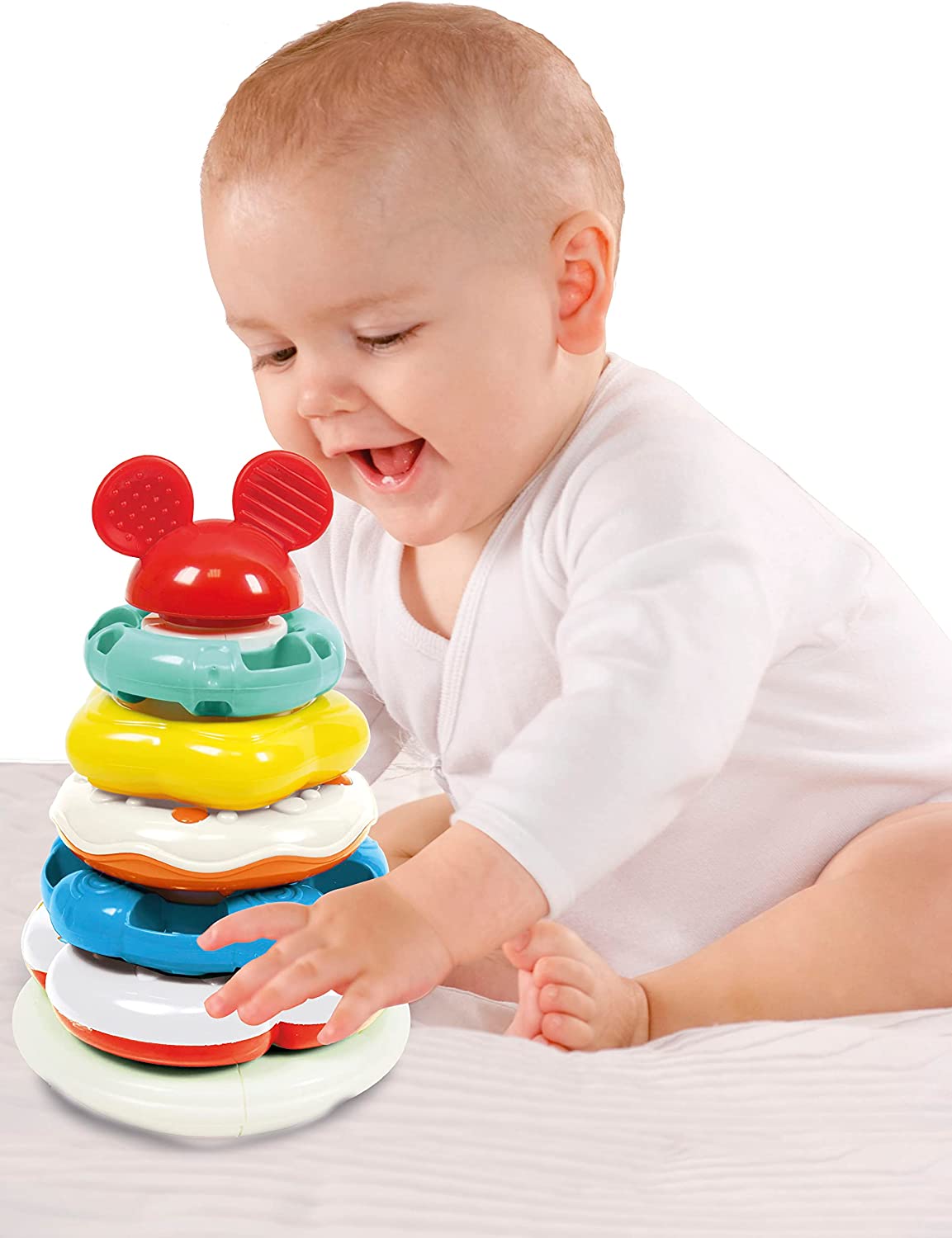 Clementoni Baby Mickey Pirâmide de Argolas