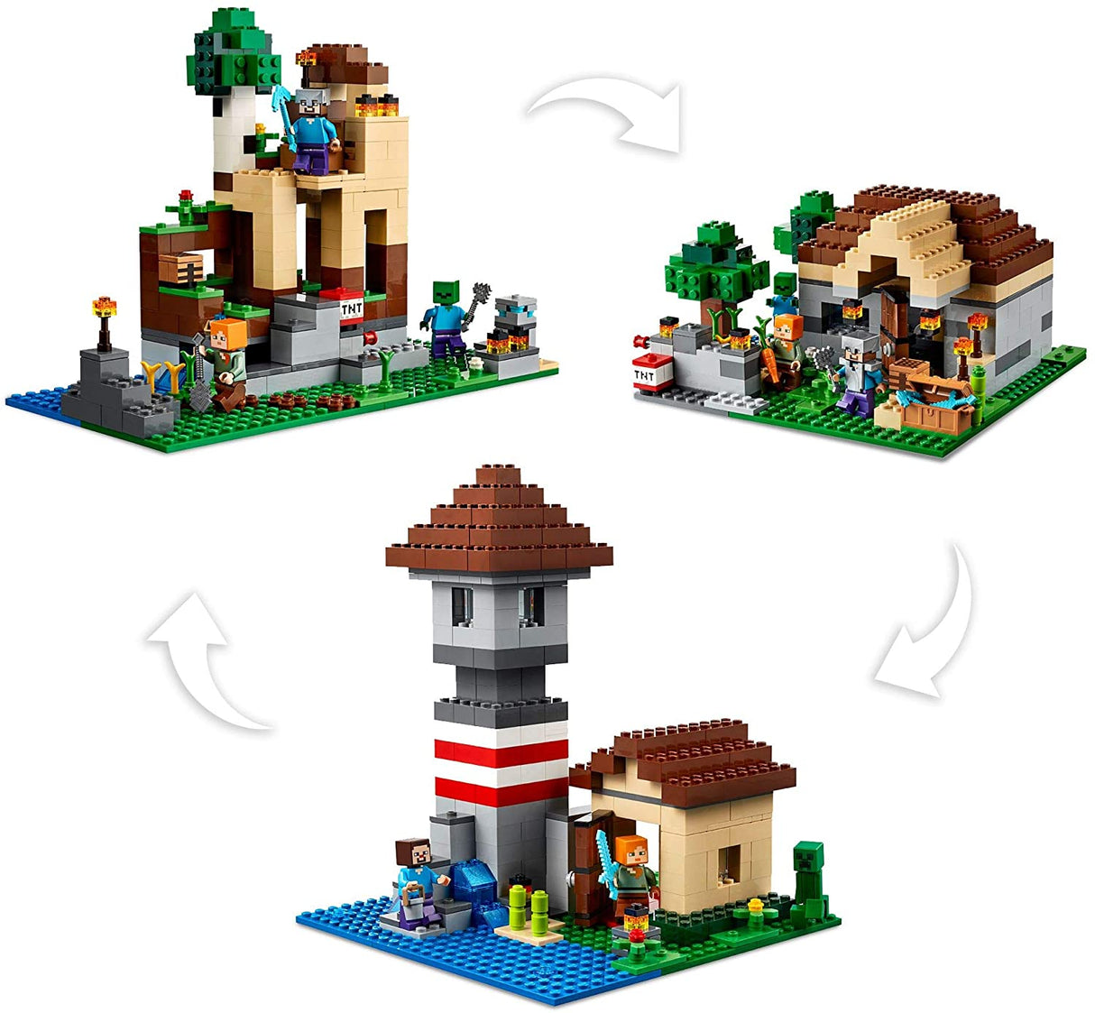 LEGO Minecraft 21161 - A Caixa de Crafting 3.0