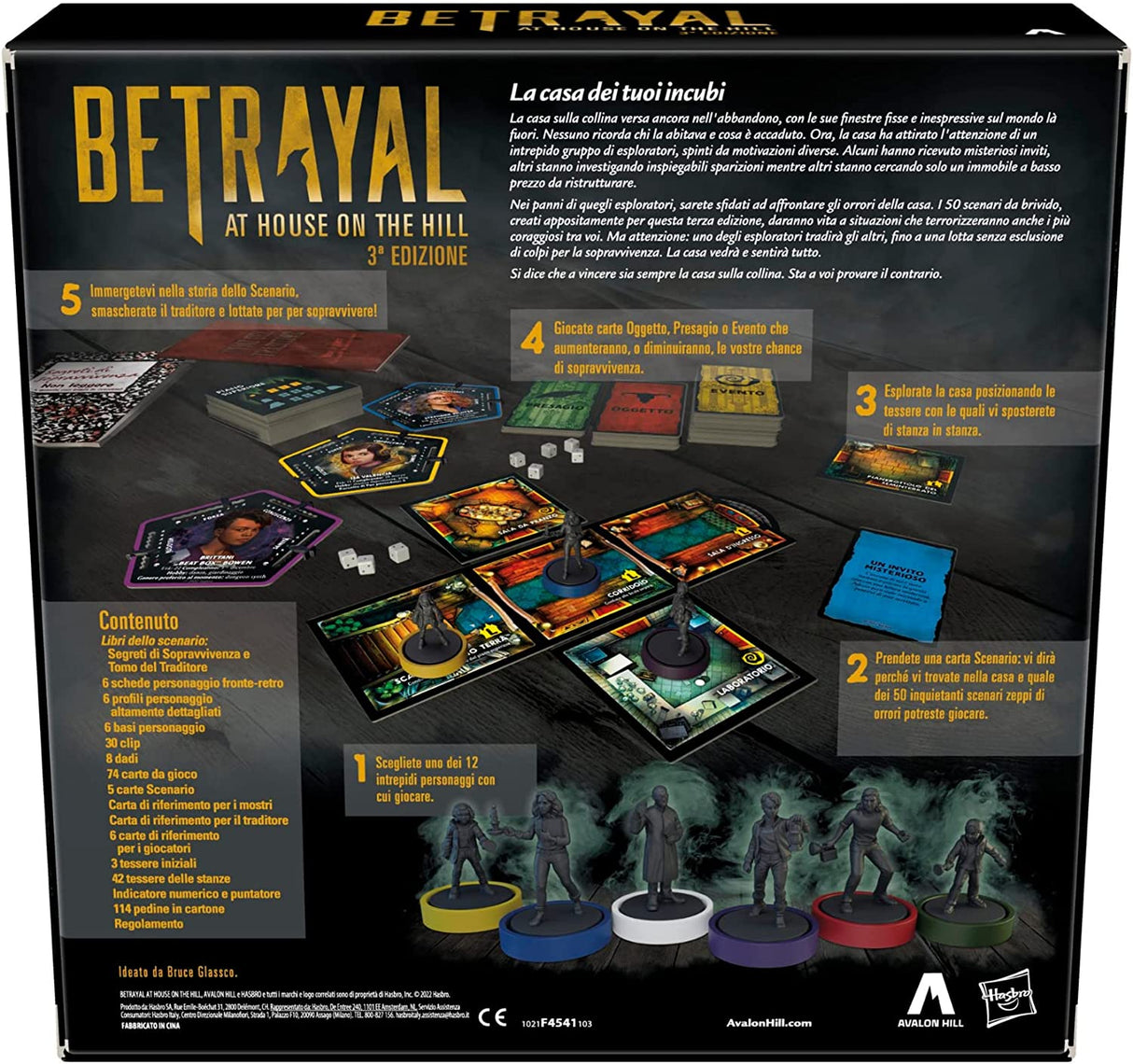 Hasbro Betrayal At House On The Hill 3ª Ed
