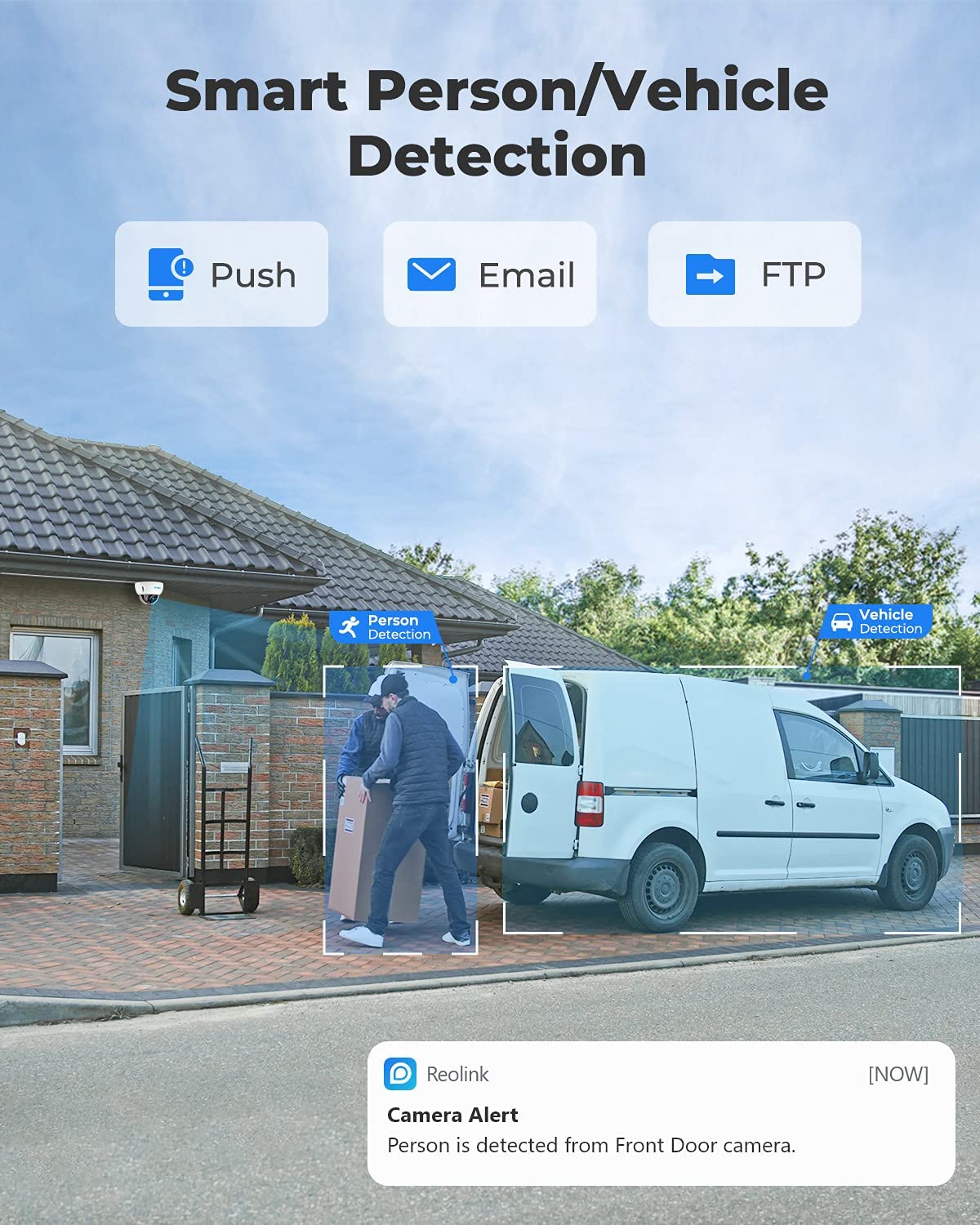 Reolink 4K Câmara IP PoE Exterior IK10 Zoom Ótico 5X